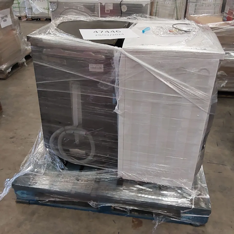 CANDY FREESTANDING SLIMLINE DISHWASHER BLACK AND MIDEA FREESTANDING WASHING MACHINE 8KG WHITE - UNPROCESSED RAW RETURNS