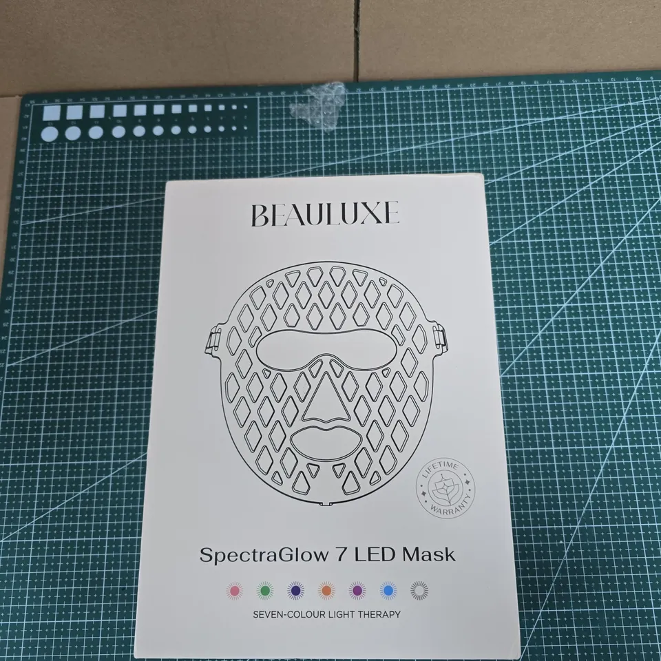 BEAULUXE SPECTRAGLOW 7 LED MASK – SEVEN-COLOUR LIGHT THERAPY