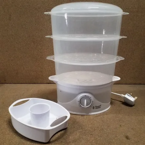 BOXED RUSSELL HOBBS 3 TIER FOOD STEAMER