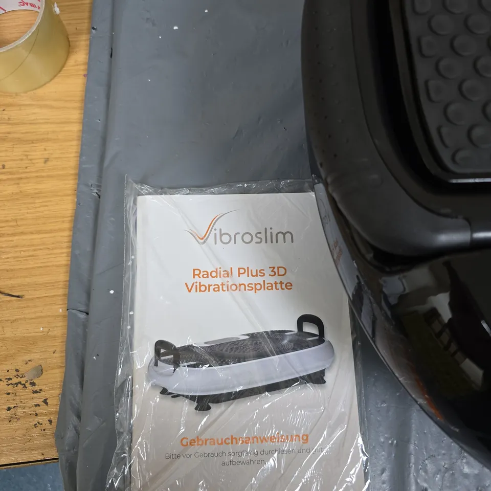 VIBROSLIM RADIAL PLUS 3D VIBRATION PLATE (BLACK)