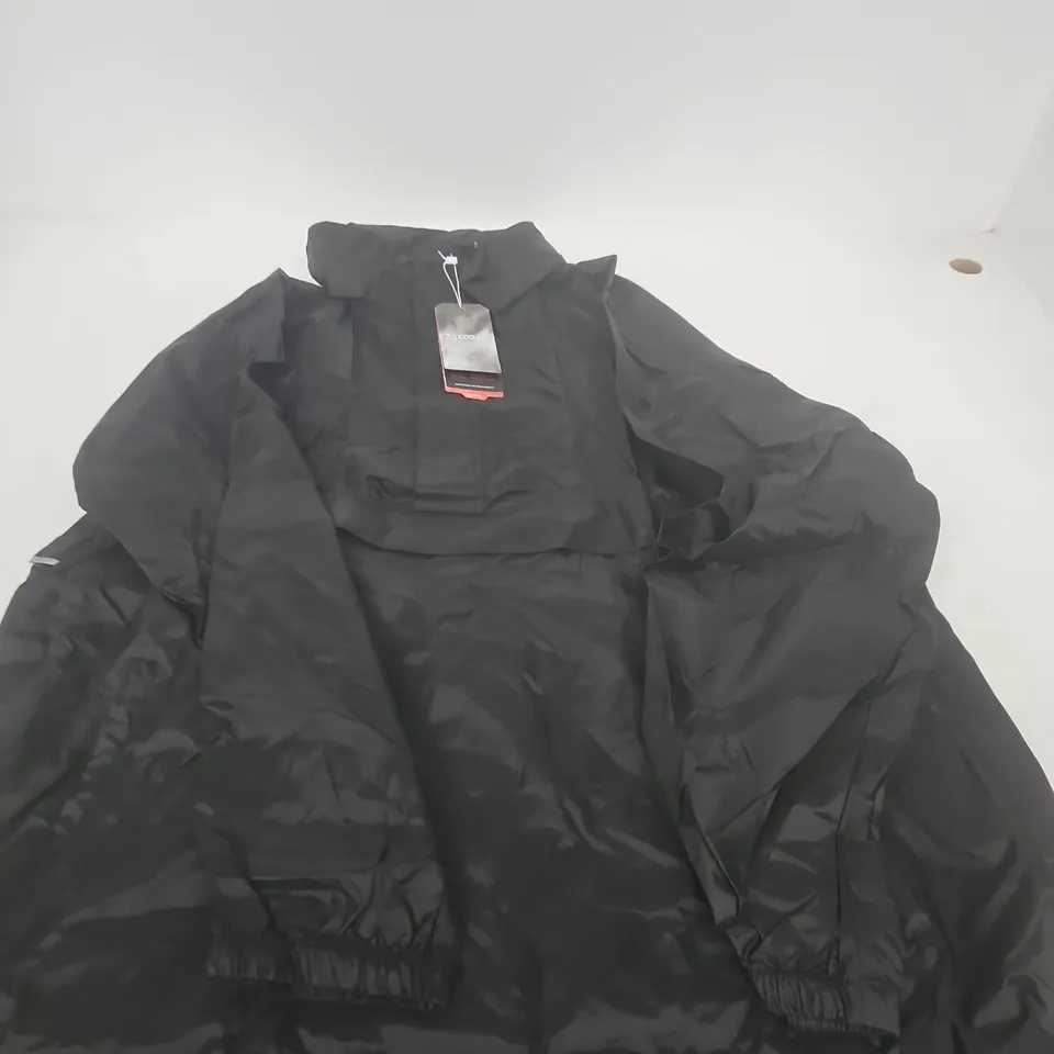 33,000FT BLACK WATERPROOF JACKET, SIZE XL