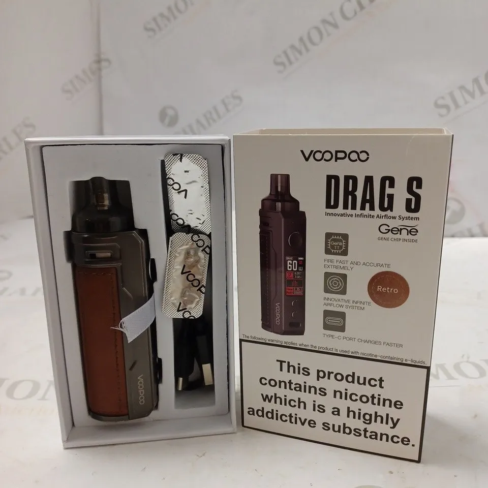 BOXED VOOPOO DRAG S - RETRO. 