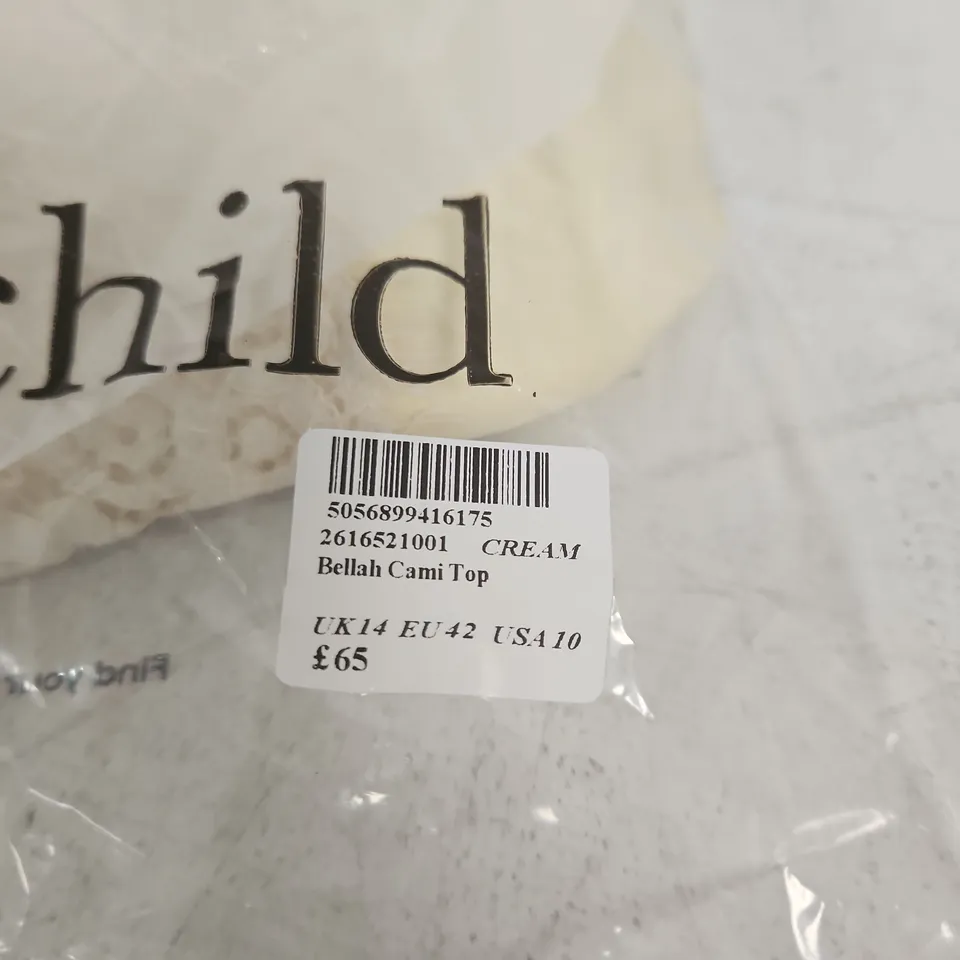 NOBODY'S CHILD BELLAH CAMI TOP – UK14 (EU42, USA10)