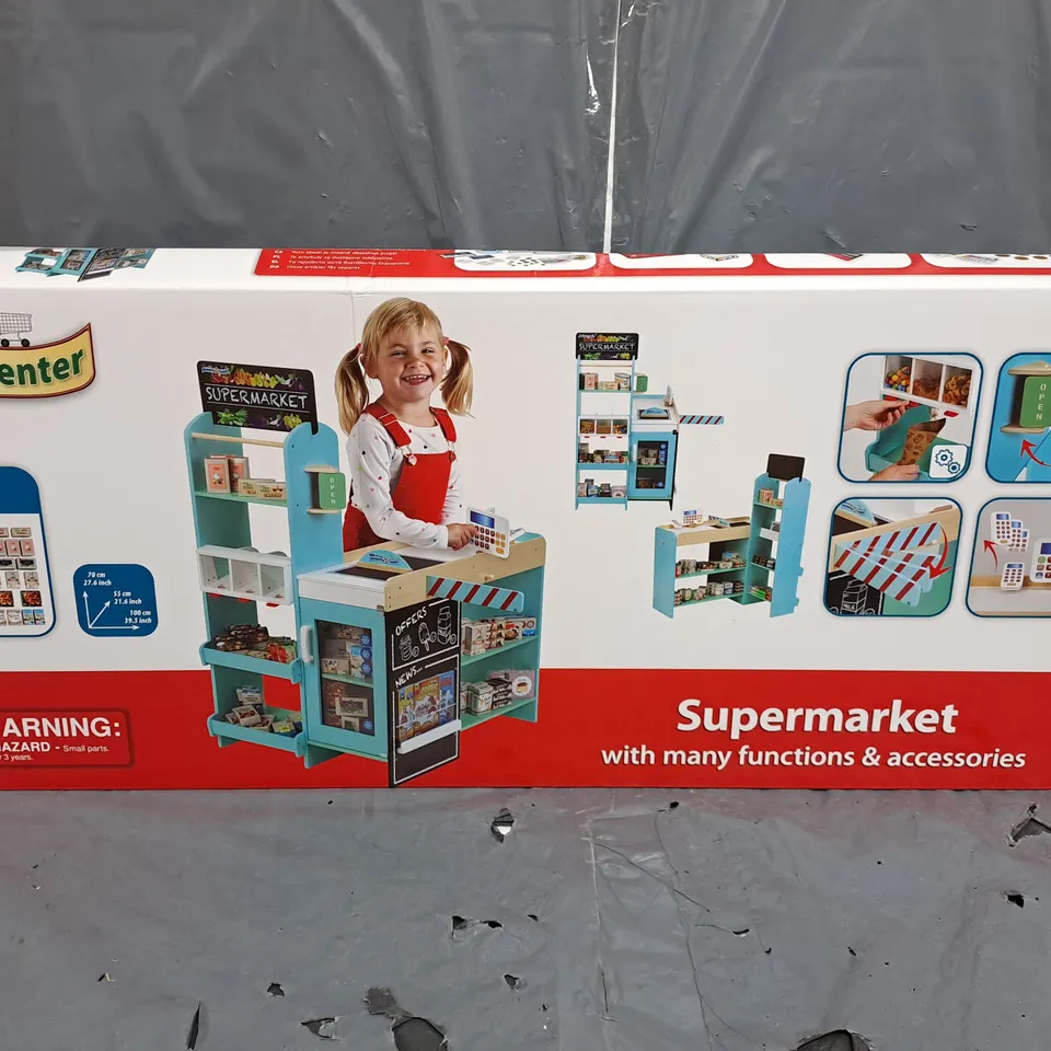 KLEIN SUPERMARKET WOODEN PLAYSET - COLLECTION ONLY 