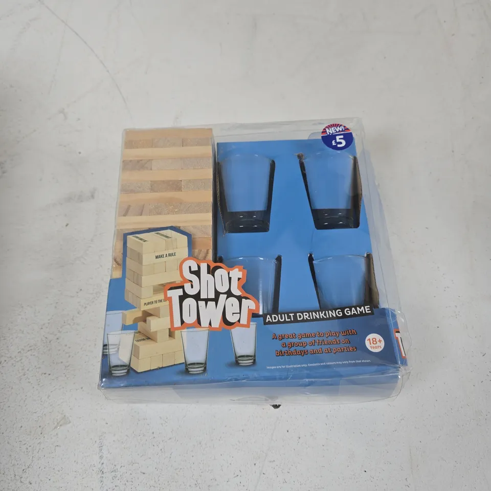 TOTE OF APPROXIMATELY 12 ASSORTED ITEMS TO INCLUDE: SHOT TOWER