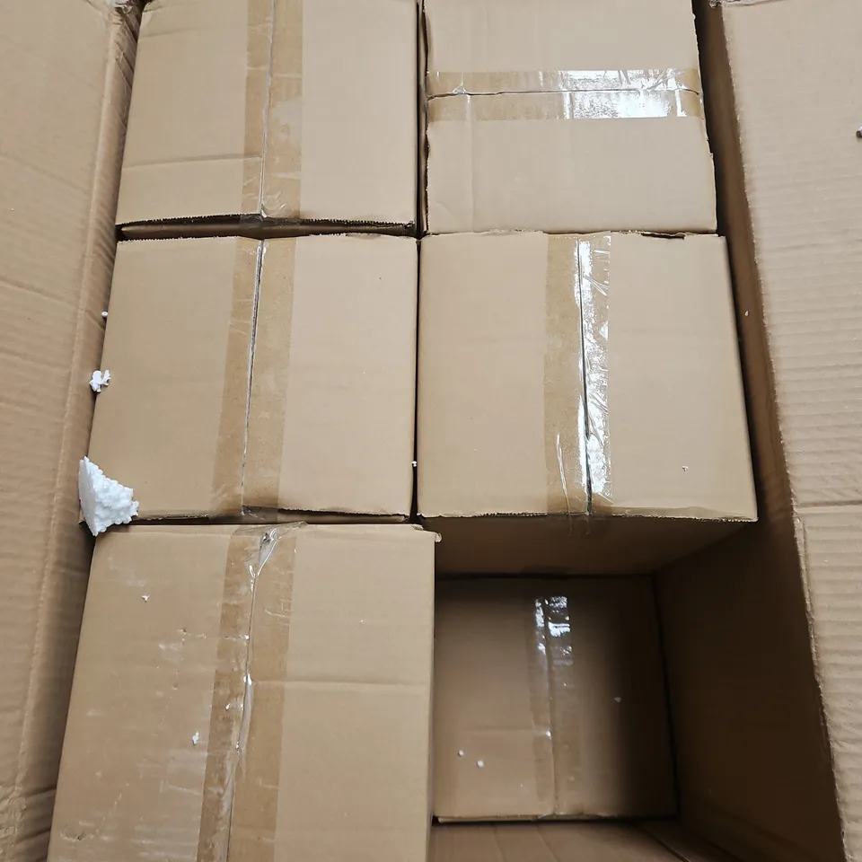 BOX OF 12 ATHENA STONE HURRICANE LANTERNS - COLLECTION ONLY