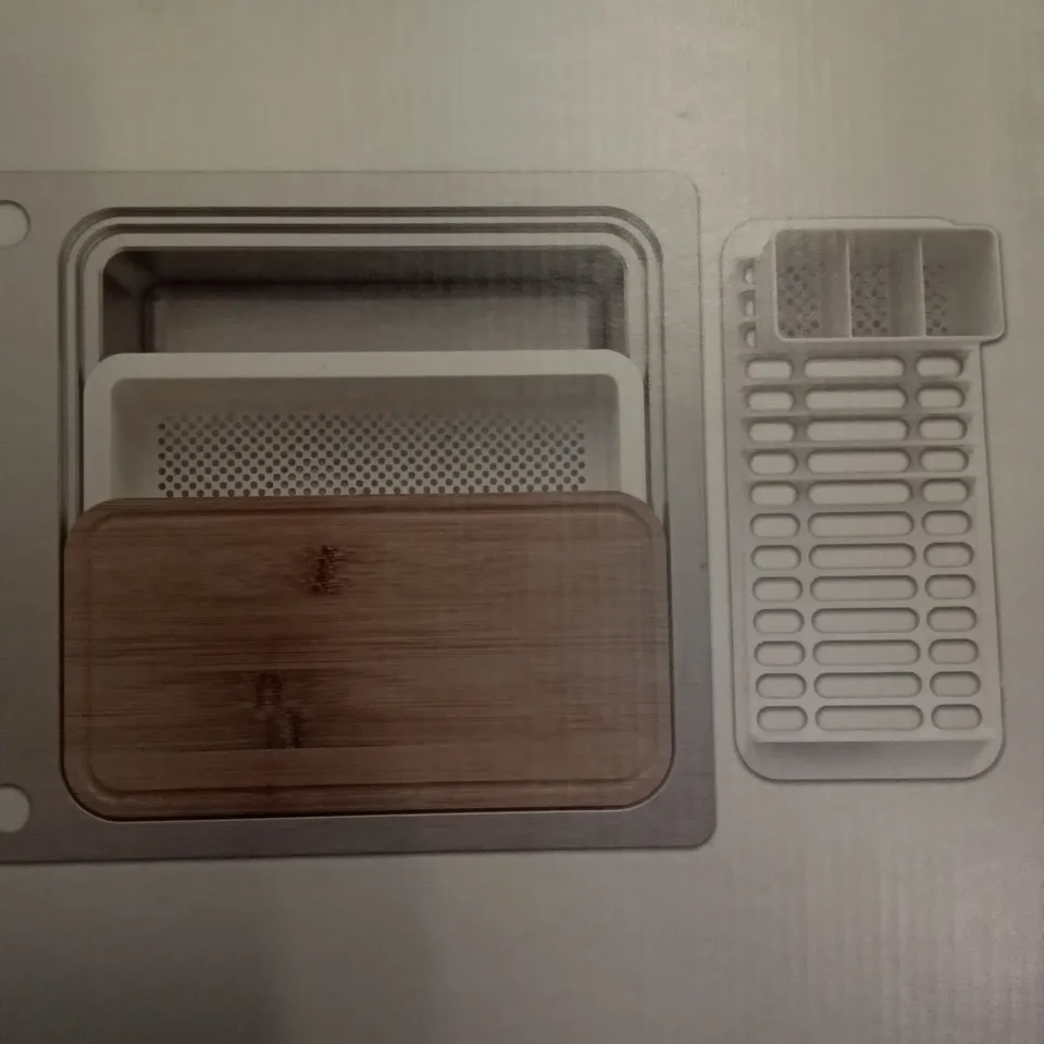 BOXED ROMESCO 511 X 235MM SINK WITH ACCESSORIES 