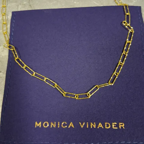 BOXED MONICA VINADER ALTA TEXTURED CHAIN NECKLACE