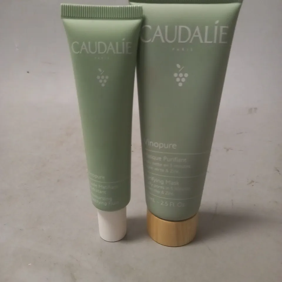 2 CAUDALIE BEAUTY PRODUCTS TO INCLUDE PURIFYING MASK AND MOISTURISING MATTIFYING FLUID 