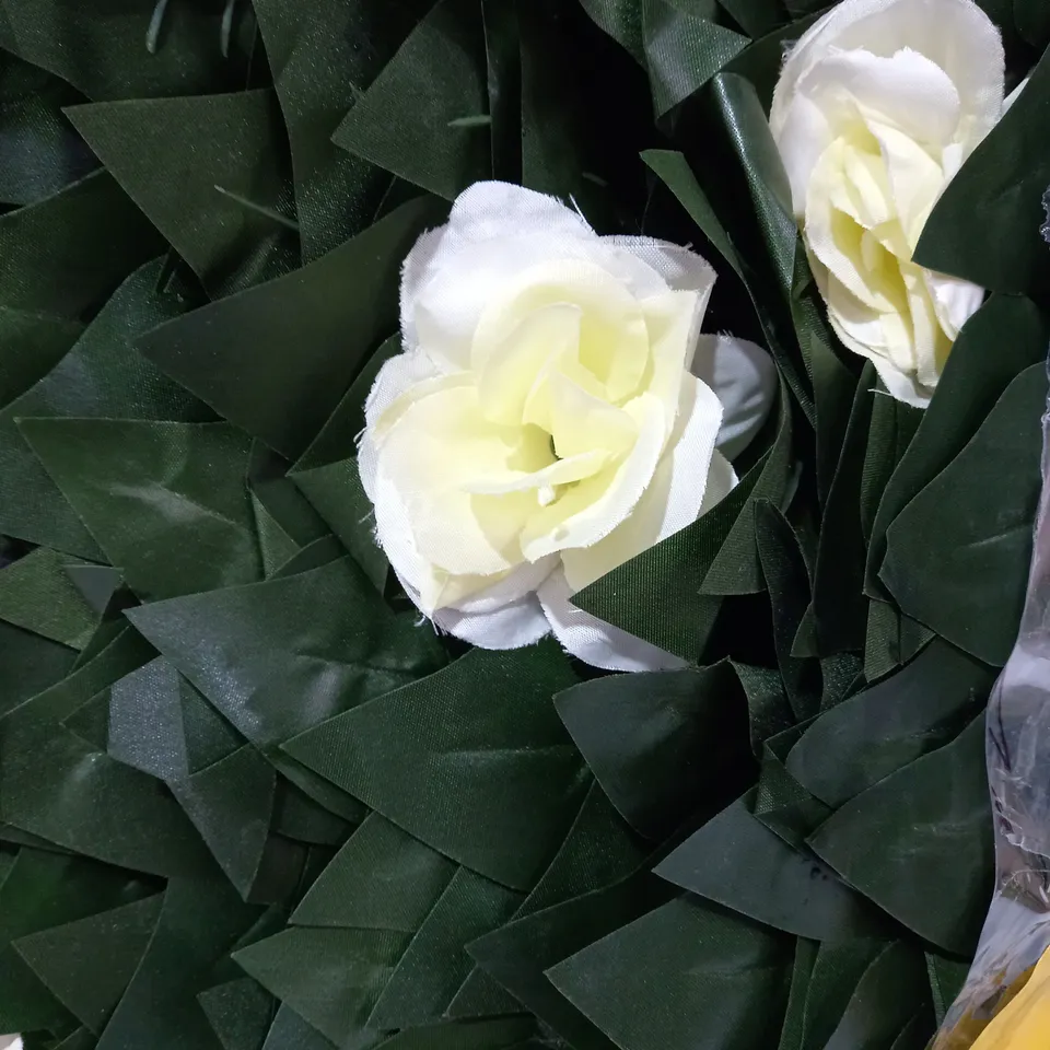 WHITE BLOOM LEAF 180CM X 60CM TRELLIS RRP £32.99