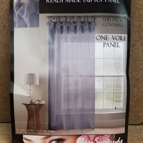 AOIBHNE TIARA TAB TOP SHEER CURTAIN PANEL