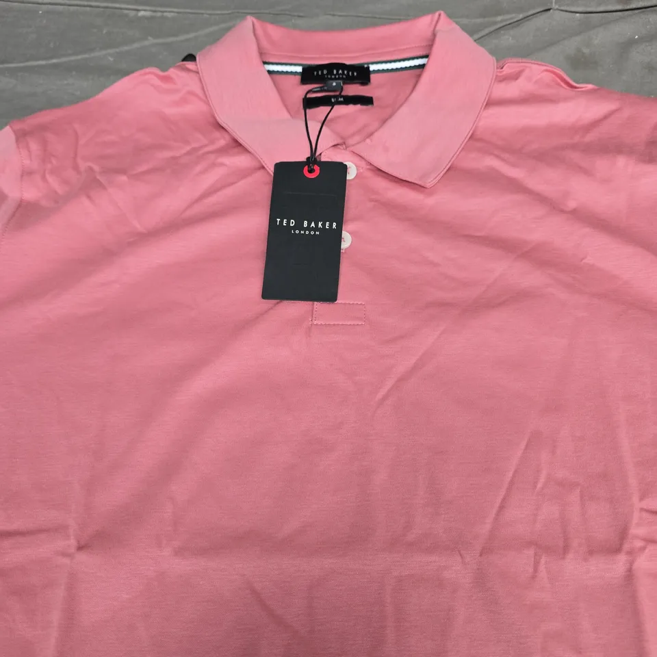 TED BAKER SS SLIM FIT SOFT TOUCH POLO - SIZE 5