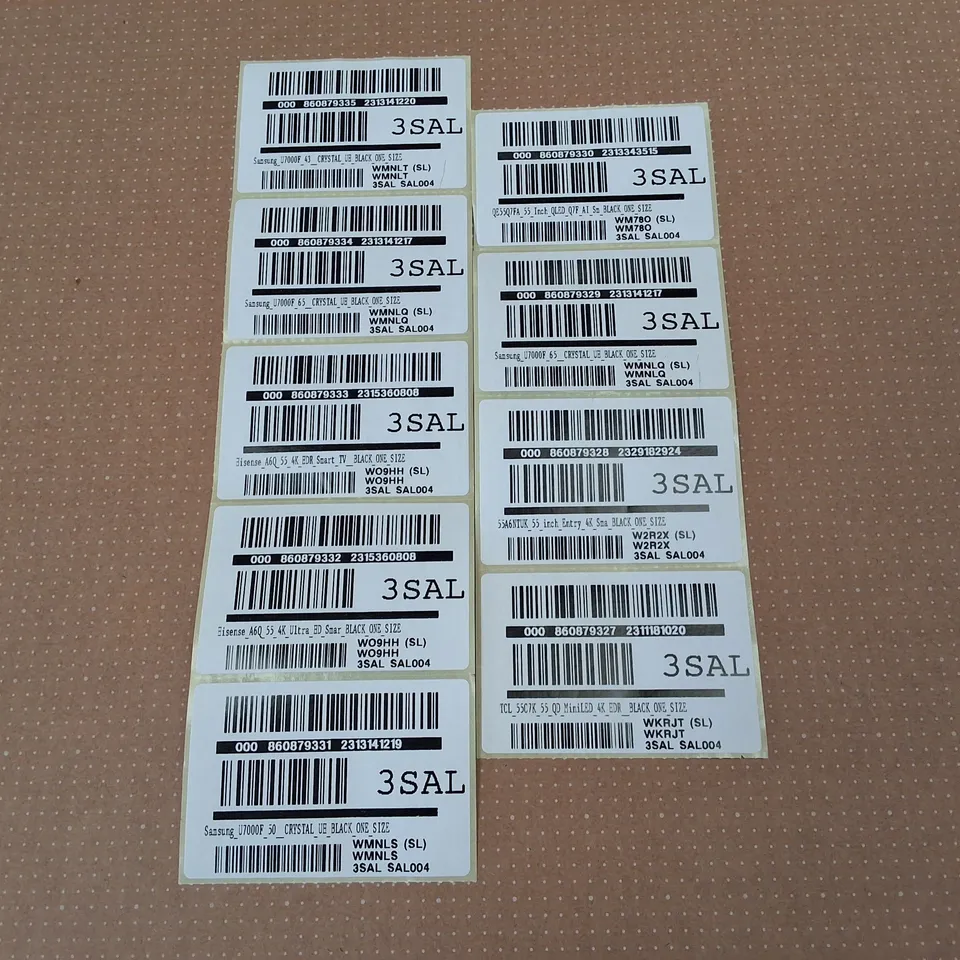 PALLET CONTAINING 9 ASSORTED DAMAGED TVS