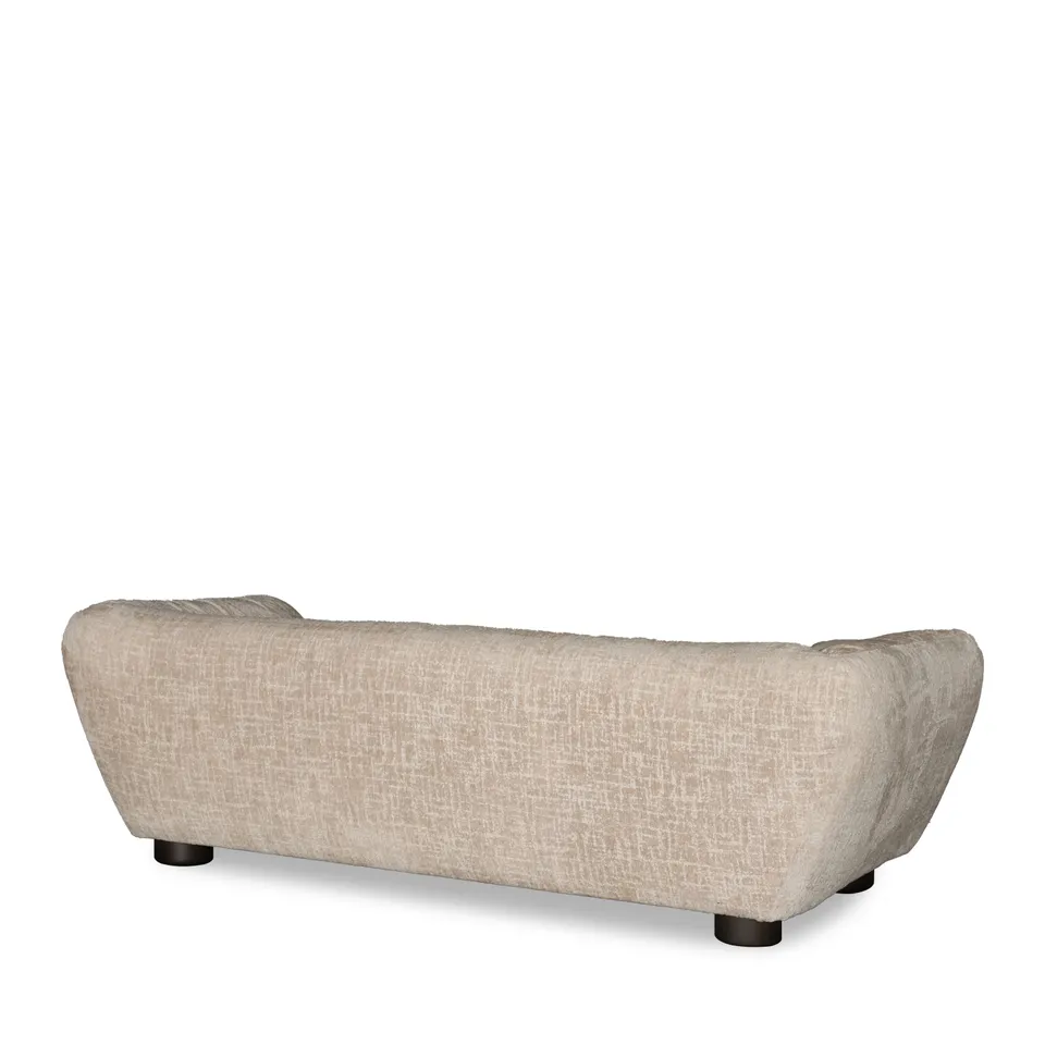 BRAND NEW BOXED ROCHE OBLIA 4 SEATER FABRIC OMBRA FABRIC SOFA - SAND