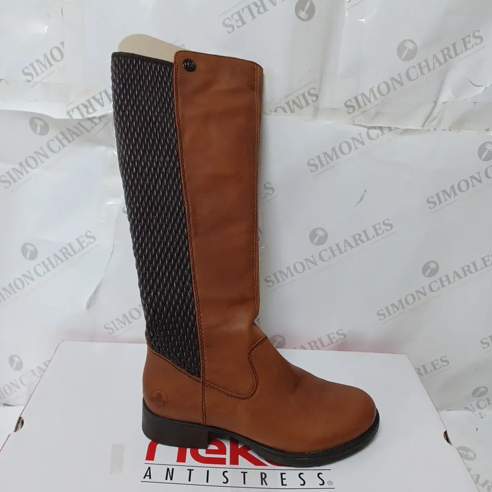 SIZE 6 KNEE BOOT BROWN 