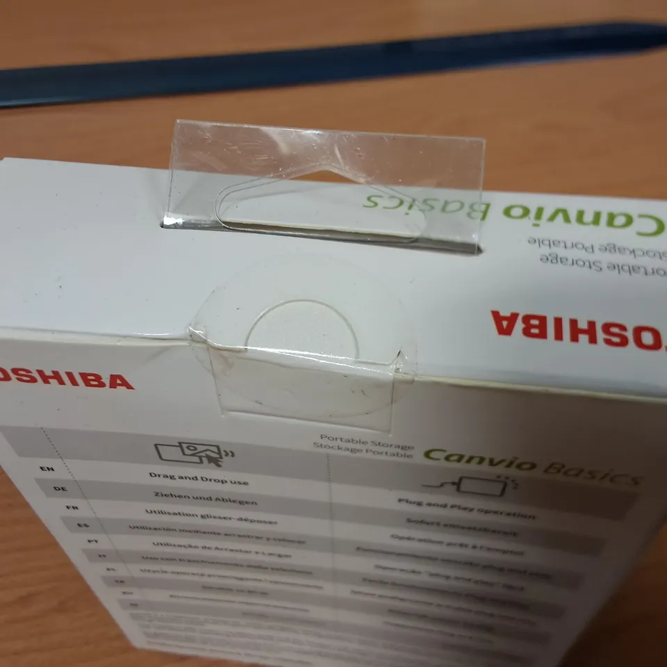 SEALED TOSHIBA CANVIO BASICS 1TB PORTABLE STORAGE