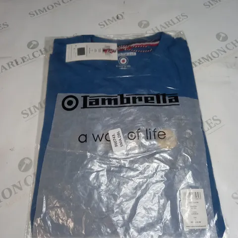 BAGGED LAMBRETTA TARGET FADE T-SHIRT SIZE S
