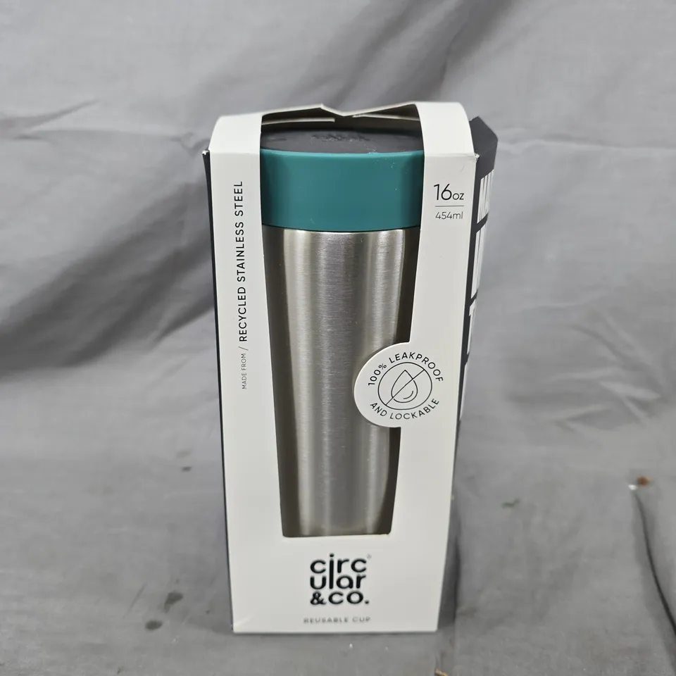 BOXED CIRCULAR & CO STAINLESS STEEL 454ML CUP