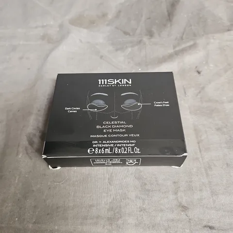 BOXED 111SKIN CELESTIAL BLACK DIAMOND EYE MASK 8X6ML