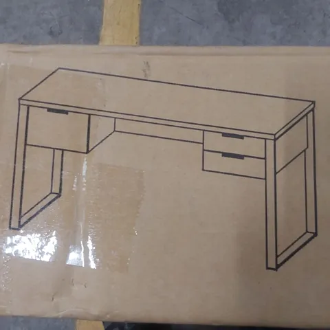 BOXED JAHNKE LOOP BLACK WRITING DESK 