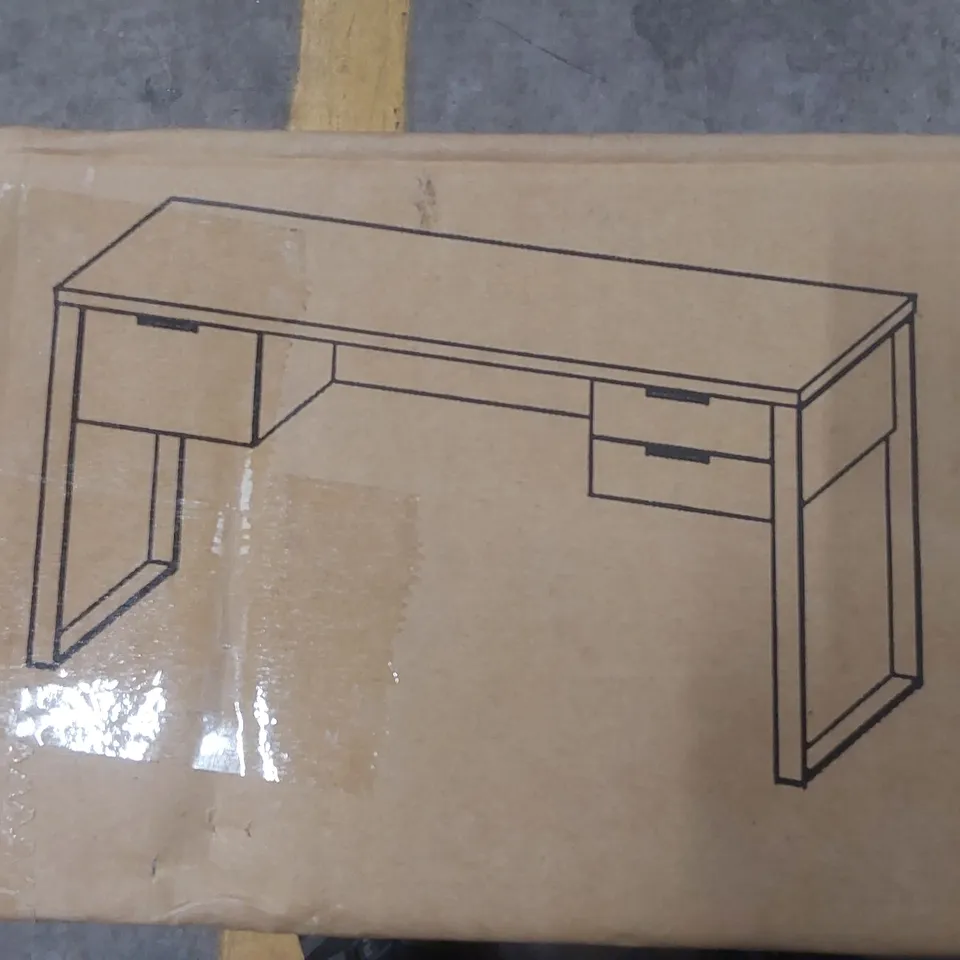 BOXED JAHNKE LOOP BLACK WRITING DESK