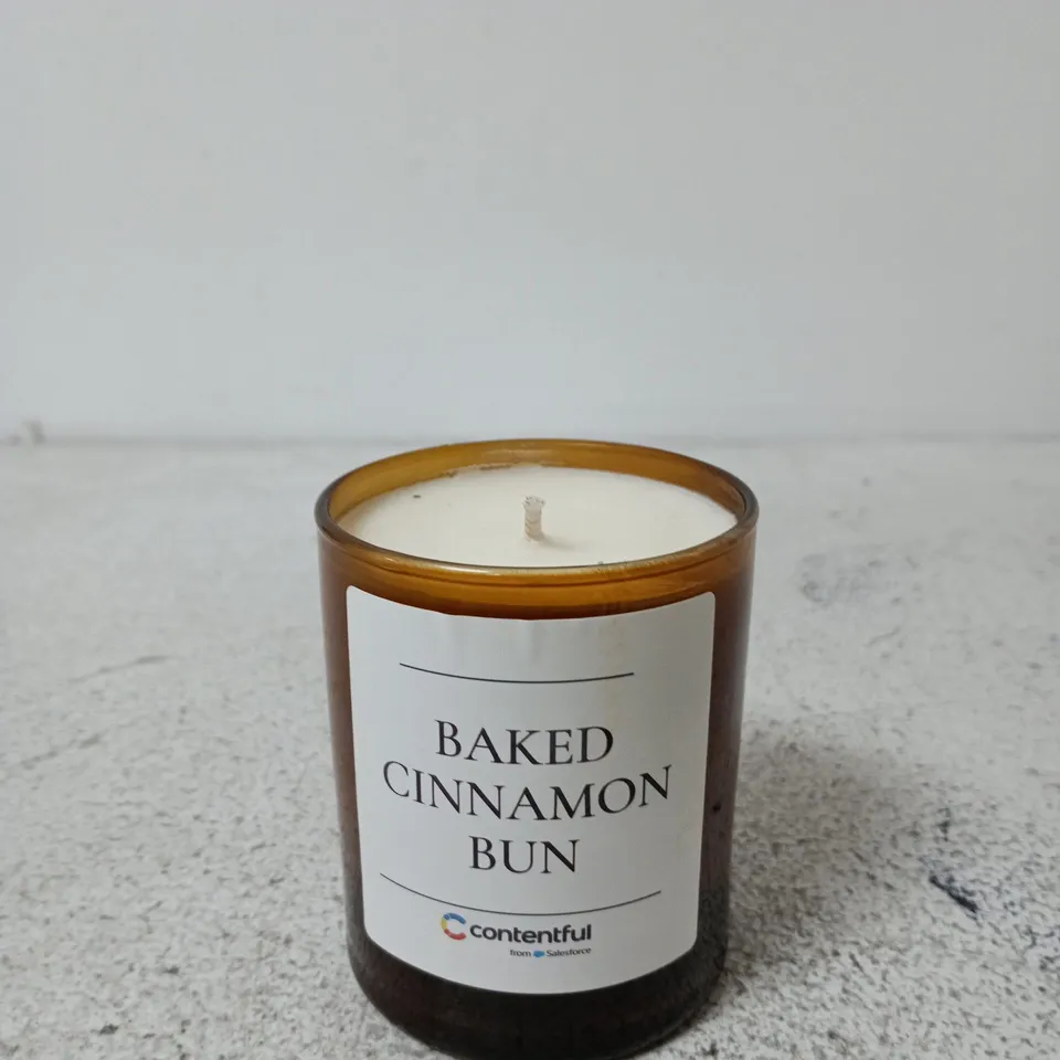 BAKED CINNAMON BUN SCENTED CANDLES – APPROX 12