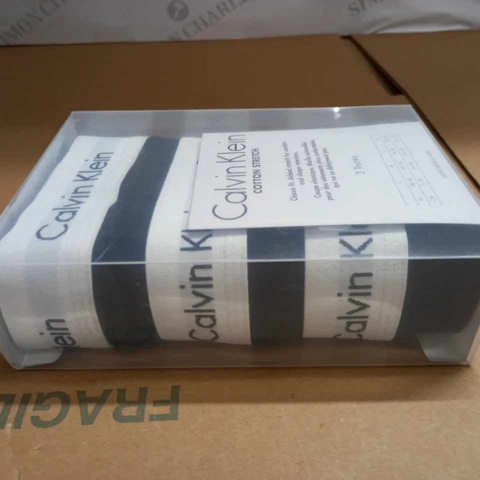 CALVIN KLEIN 3-PACK TRUNKS - M