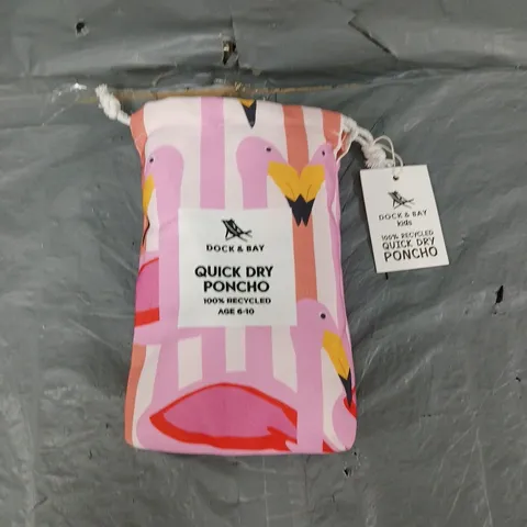 DOCK & BAY QUICK DRY PONCHO AGE 6-10 