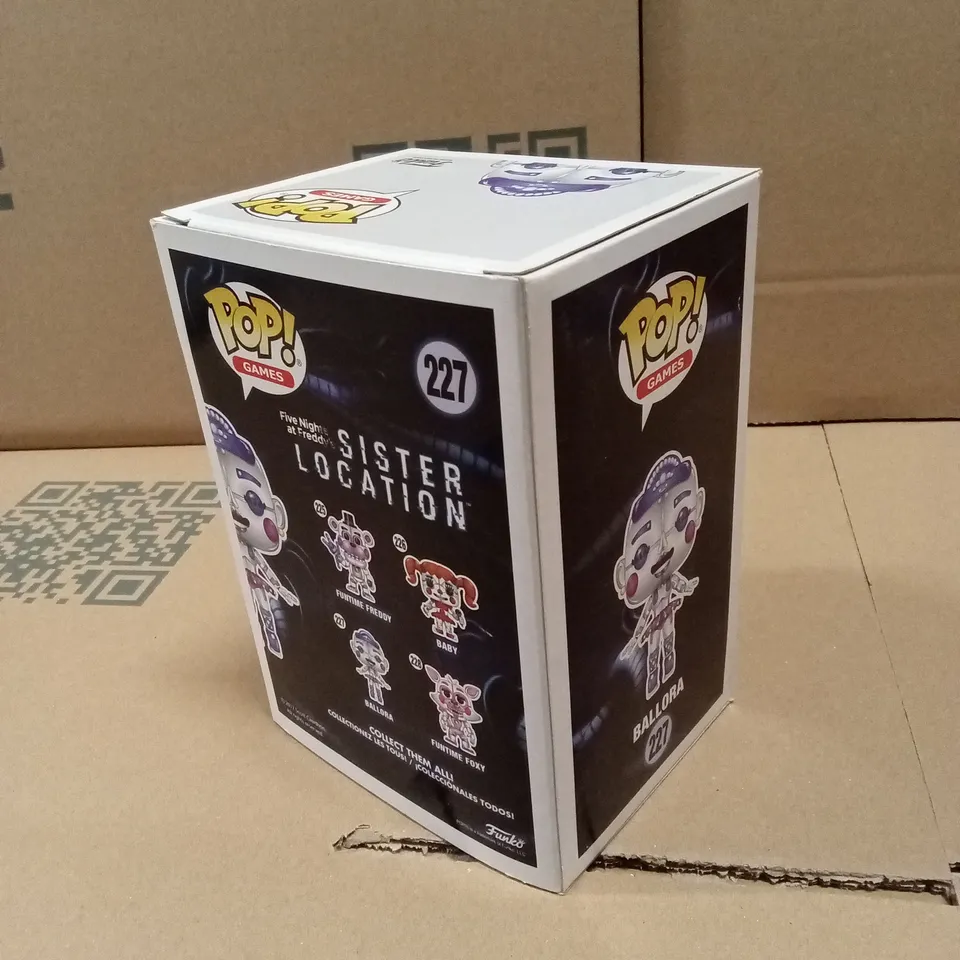 BOXED FUNKO POP FNAF 227 BALLORA