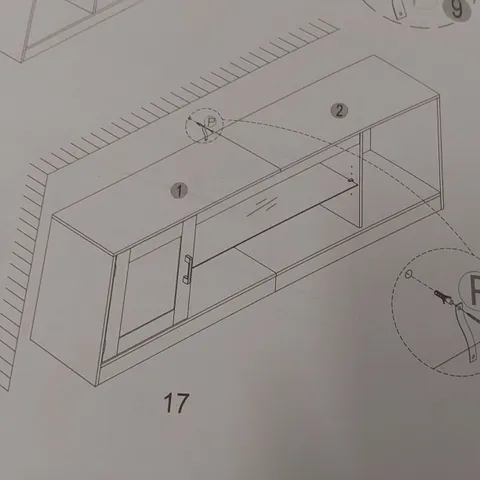 BOXED LED TV UNIT FOR TV'S UP TO 65"