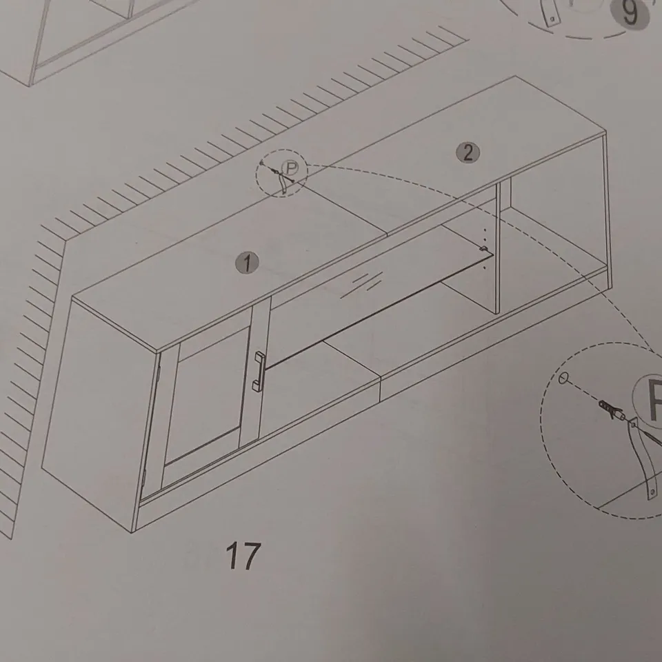 BOXED LED TV UNIT FOR TV'S UP TO 65"