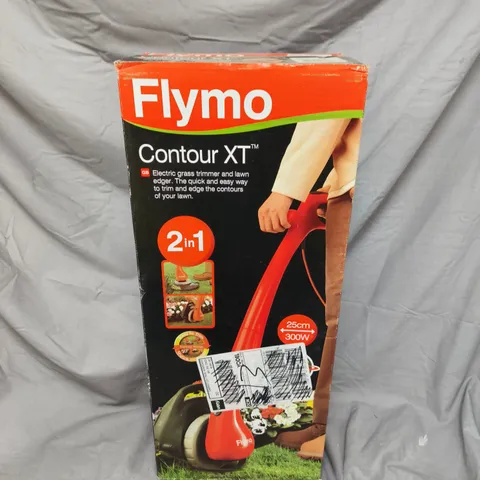 BOXED FLYMO CONTOUR XT TRIMMER AND EDGER