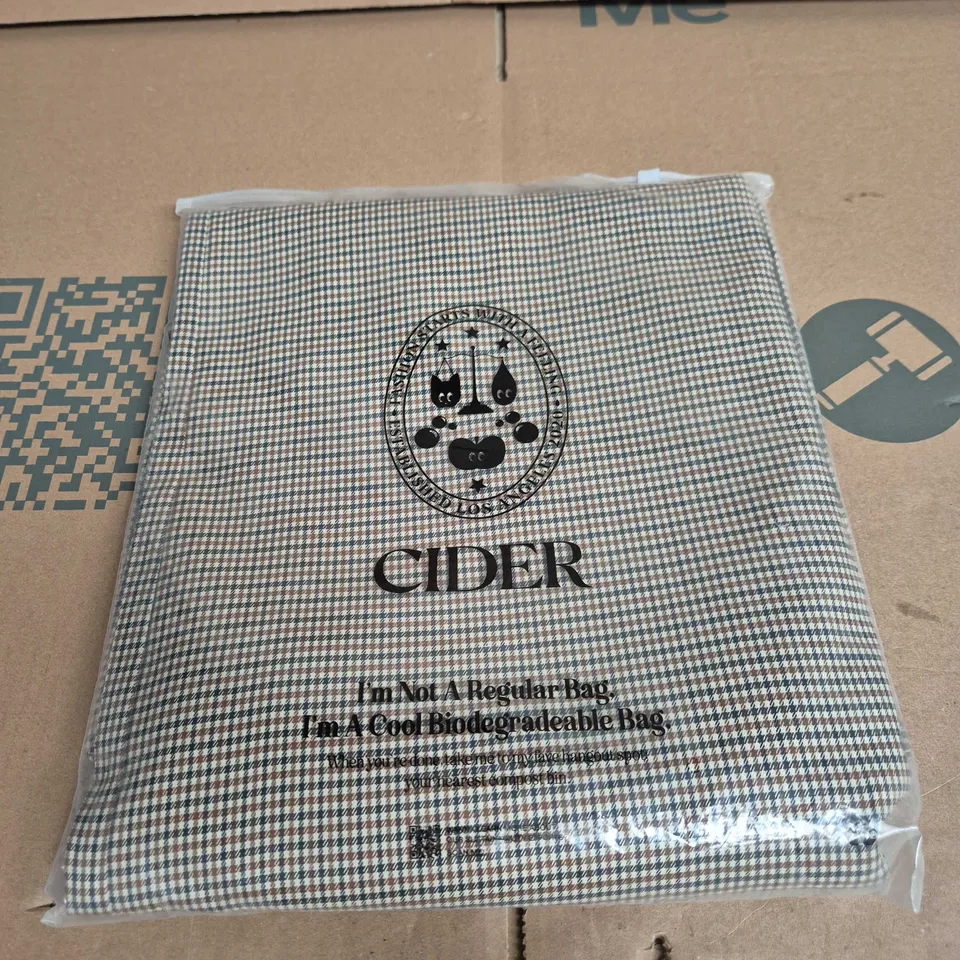 CIDER CHECKERED TROUSERS - SIZE XL