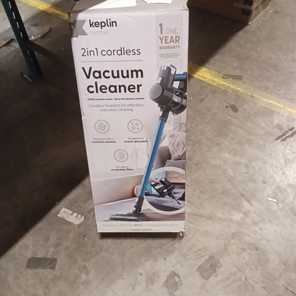 BOXED KEPLIN 2IN1 CORDLESS VACUUM CLEANER 