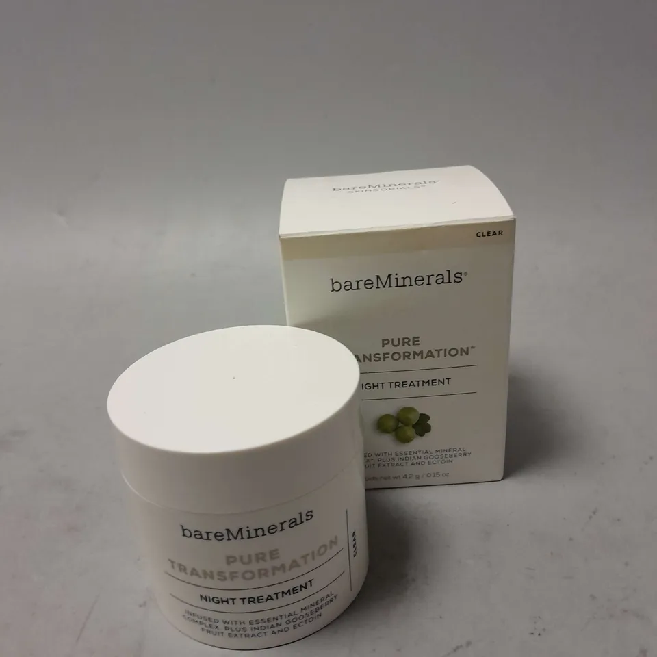 BAREMINERALS / SKINSORIALS PURE TRANSFORMATION NIGHT TREATMENT 0.15 OZ (4.2 ML)