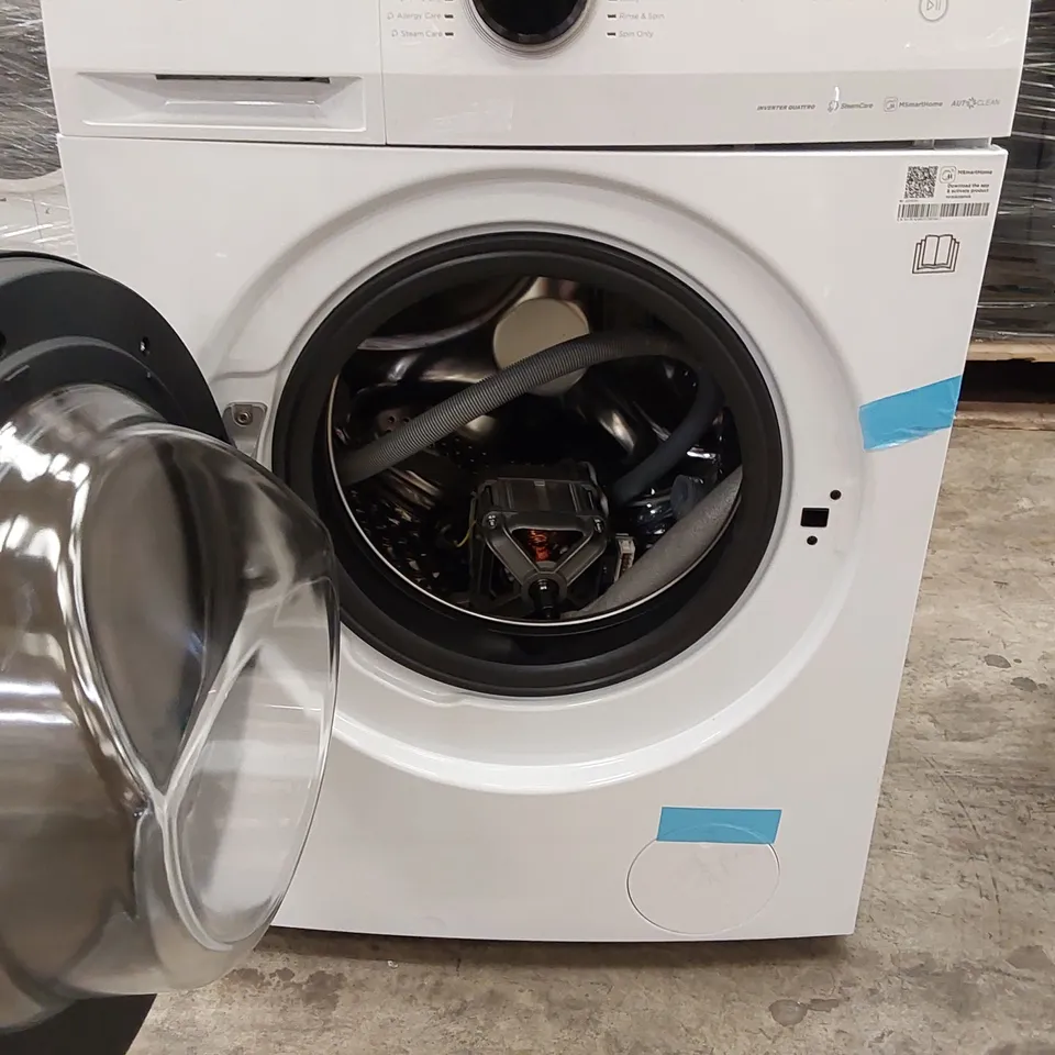 MIDEA MF20ED80WB FREESTANDING WASHER DRYER, BLDC MOTOR, BRIGHT LED DISPLAY LUNAR DIAL, HEALTH GUARD, STEAM, 1400RPM, 8KG/6KG LOAD, APP CONTROL, WHITE [ENERGY CLASS A]