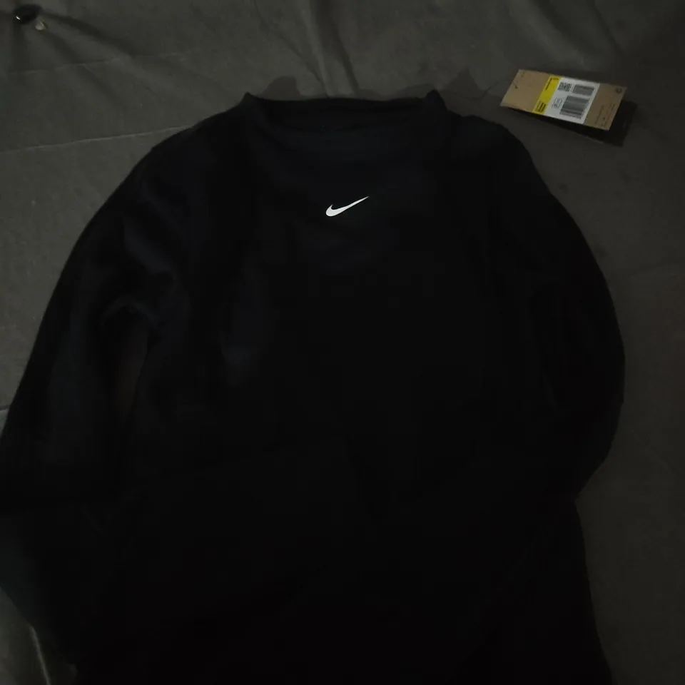 NIKE WOMEN'S BLACK TRAINING TOP – S