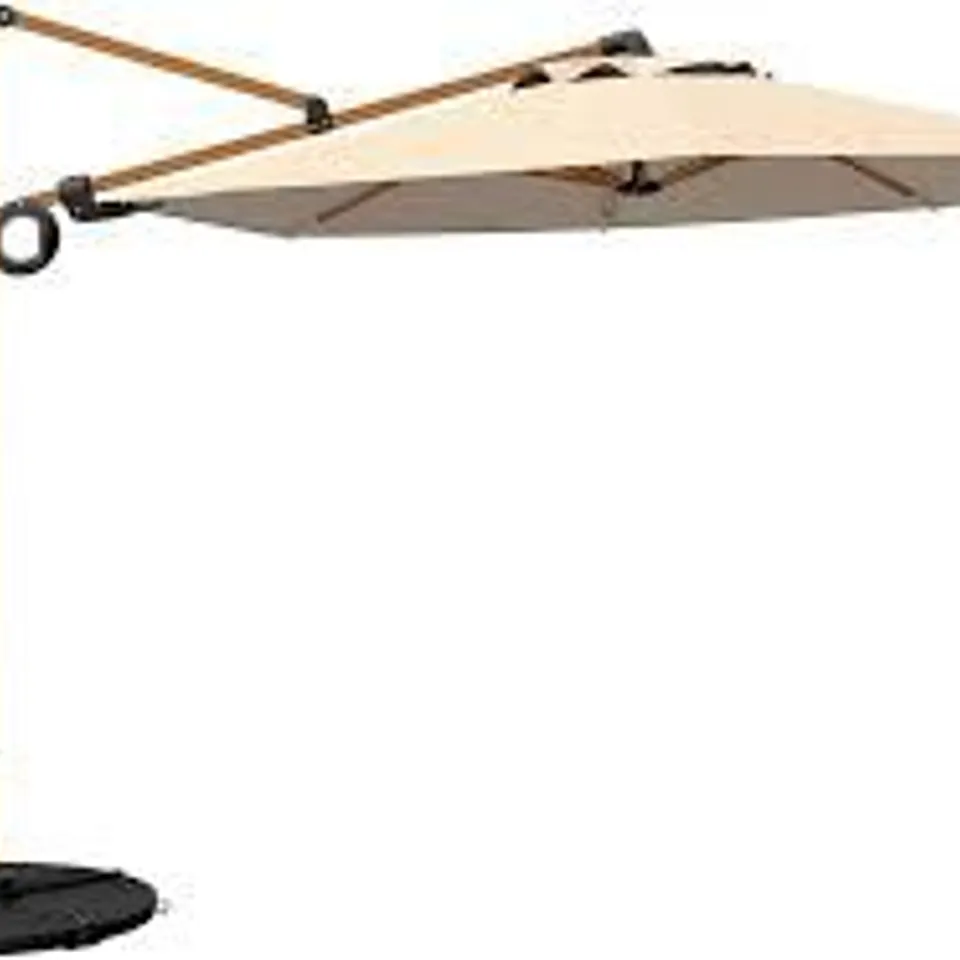 BOXED GRAND PATIO JUPITER DOUBLE TILT HANGING UMBRELLA (1 BOX)