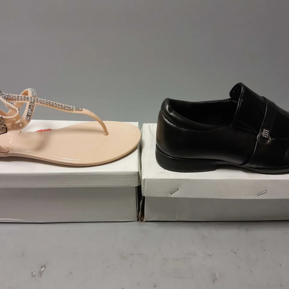 APPROXIMATELY 9 ASSORTED BOXED PAIRS OF SHOES IN VARIOUS SIZES TO INCLUDE ZSL, HOT LIPS