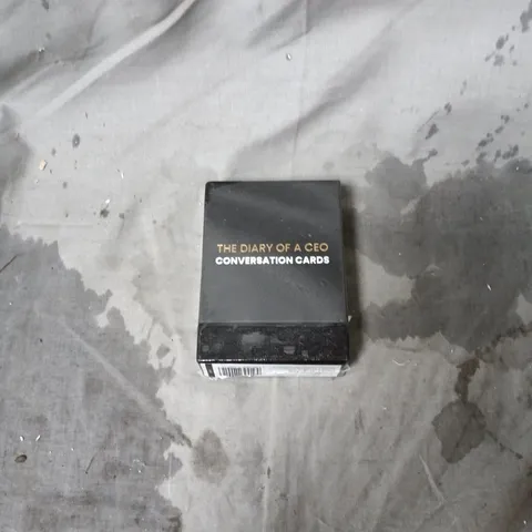 THE DIARY OF A CEO CONVERSATION CARDS – BLACK BOXED CARD DECK