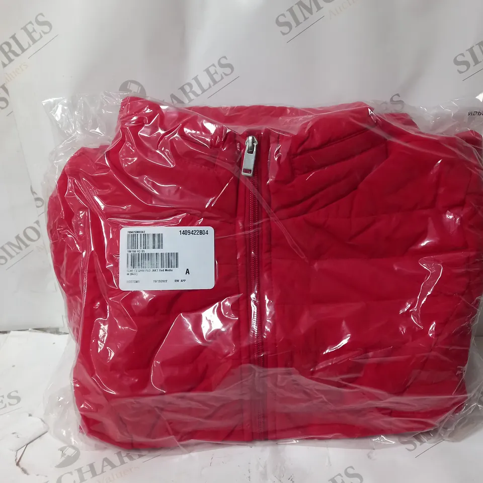 PADDED JACKET RED SIZE MEDIUM 