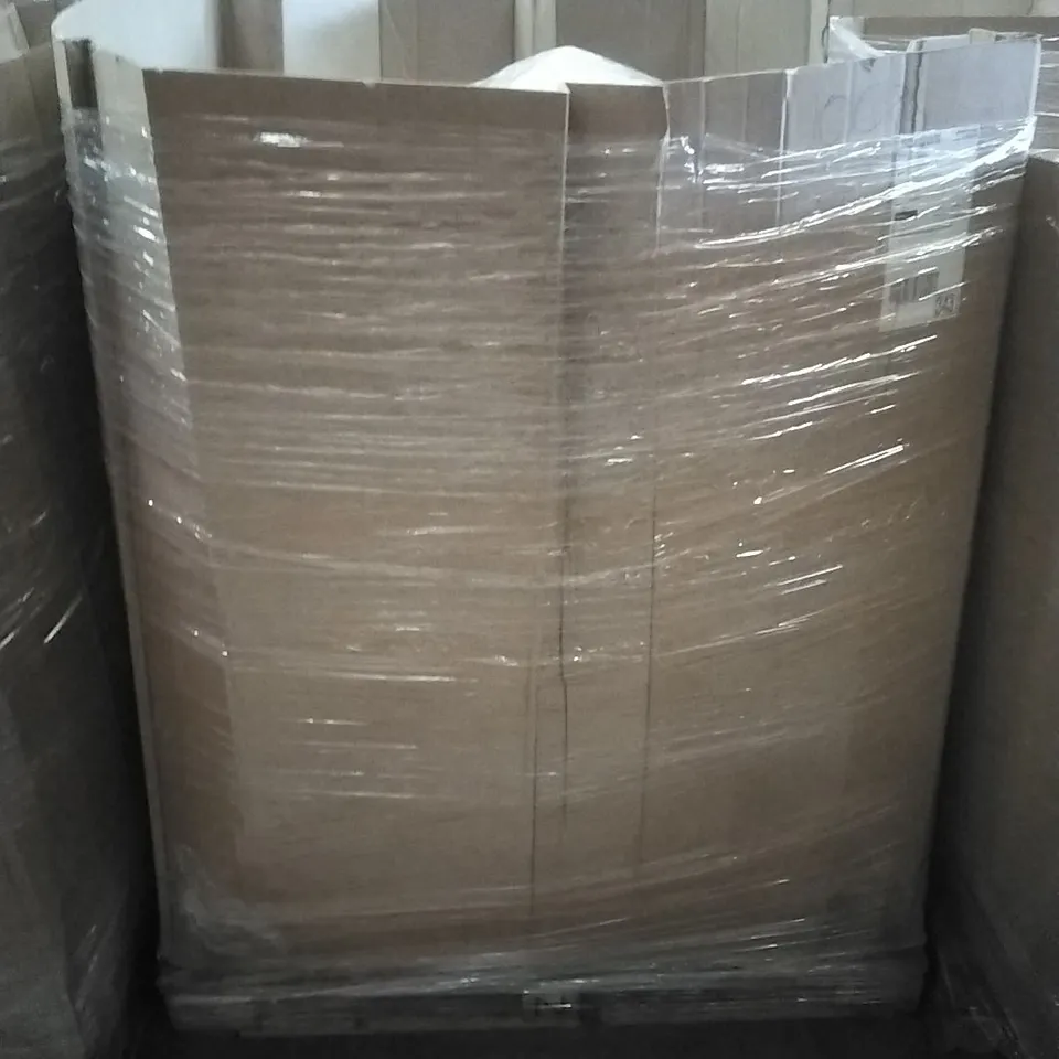 A PALLET CONTAINING APPROXIMATELY 100 BRAND NEW DESIGNER WOMEN'S CLOTHES WHICH INCLUDE; JD WILLIAMS SIMPLE BE VARIOUS STYLES OF JACKETS, BLAZERS ETC