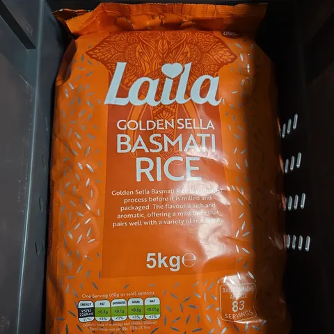 LAILA GOLDEN SELLA BASMATI RICE - 5KG