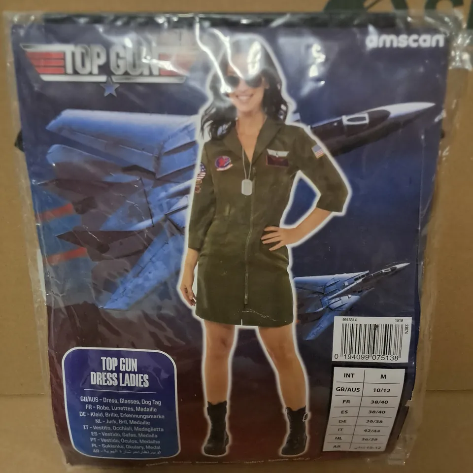 AMSCAN TOP GUN D4ESS LADIES - 10/12