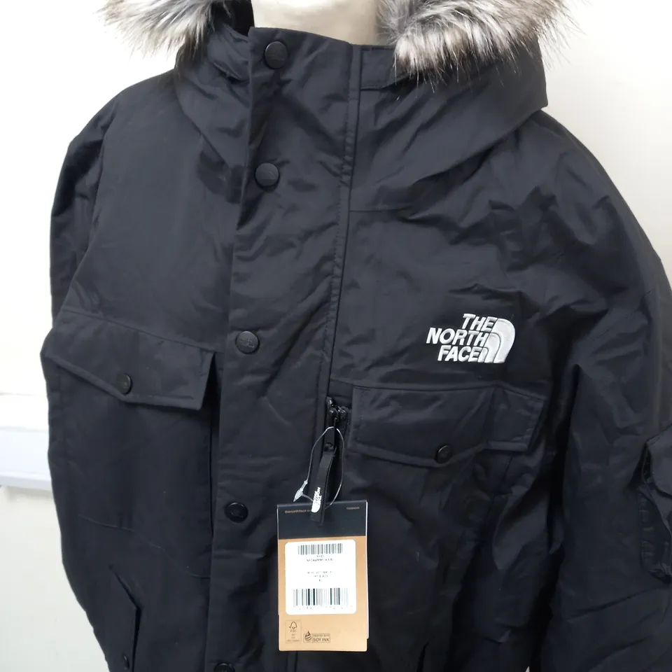 THE NORTH FACE FUX FUR HOOD PARKER JACKET SIZE XL