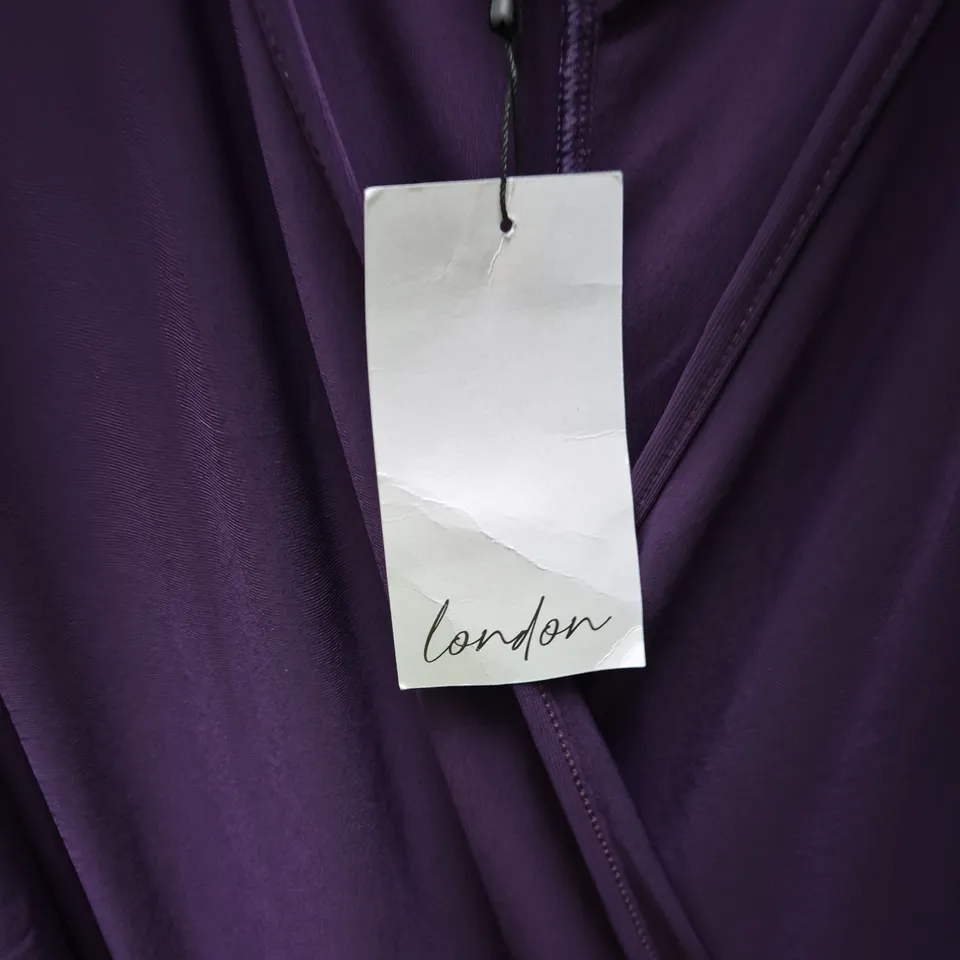 YOURS London Purple Wrap Dress – UK 24 (EU 52 US 20)