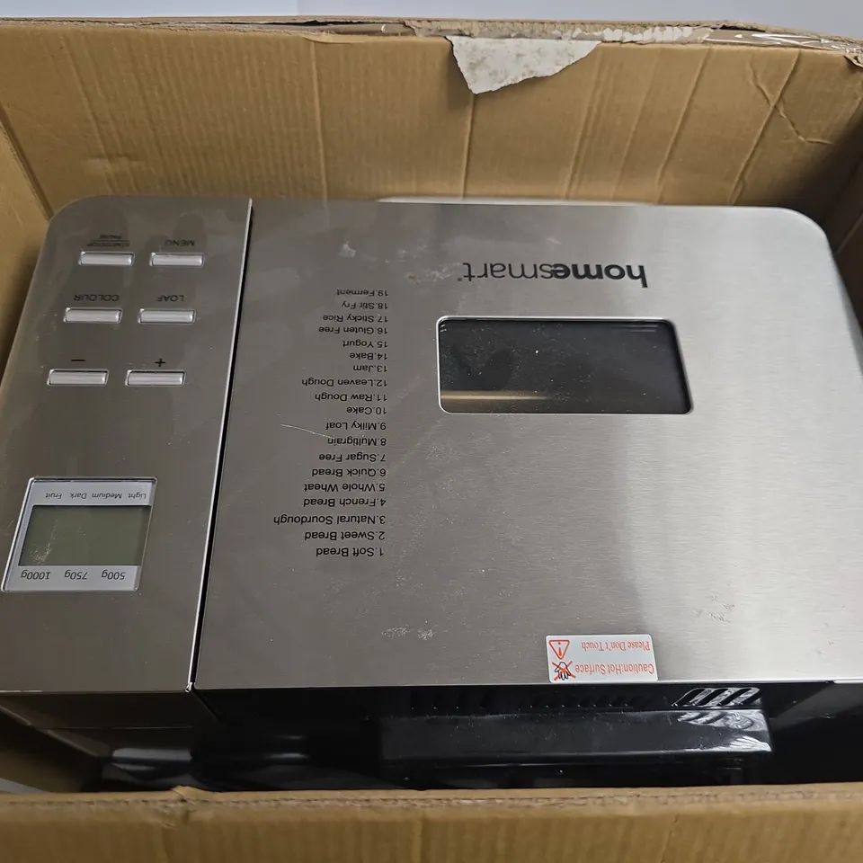 BOXED HOMESMART PROGRAMMABLE BREAD MAKER