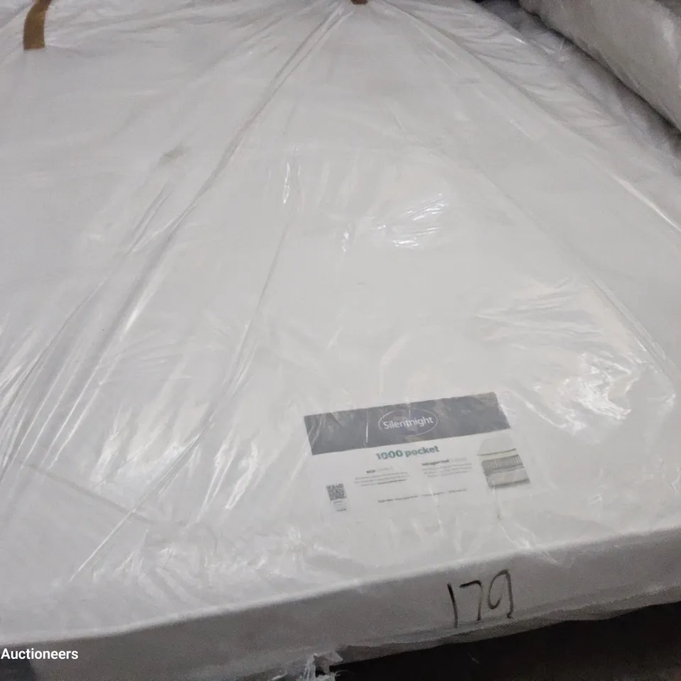QUALITY BAGGED 5' KINGSIZE SILENTNIGHT 1000 POCKET MATTRESS 