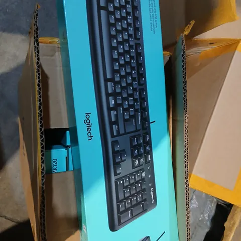 TEN LOGITECH MK120 KEYBOARD AND MOUSE COMBO