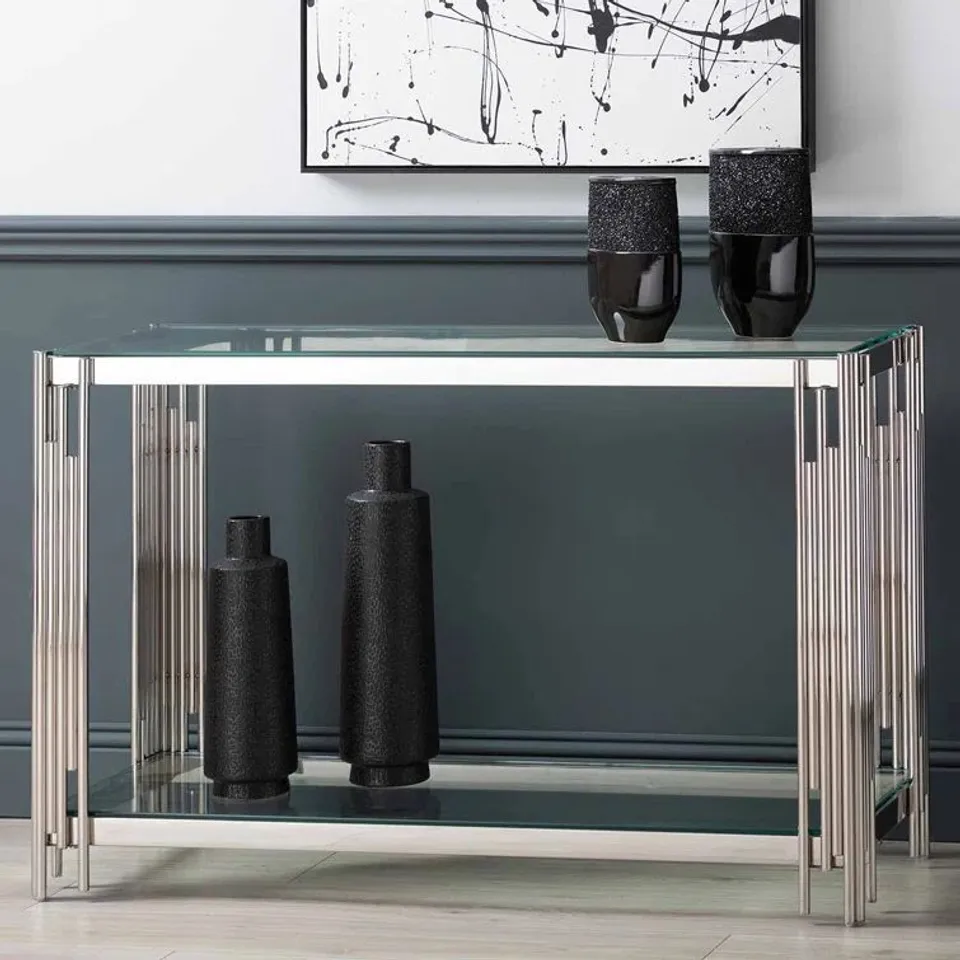 BOXED CONSOLE TABLE FOR HALLWAY